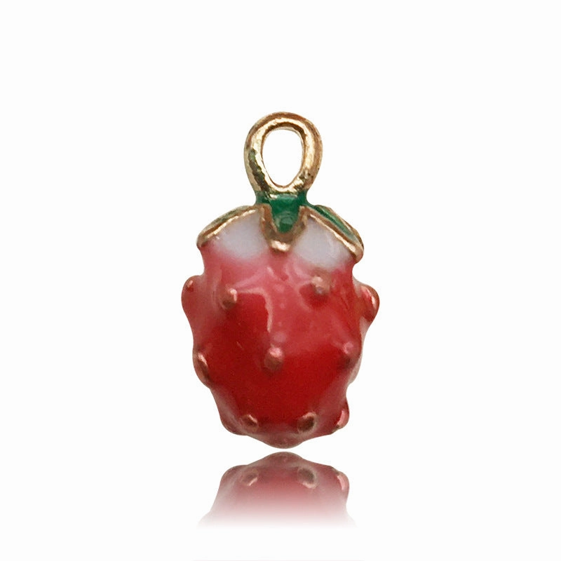 Wholesale DIY Fruit Drop Oil Creative Cute Necklace Pendant Accessories