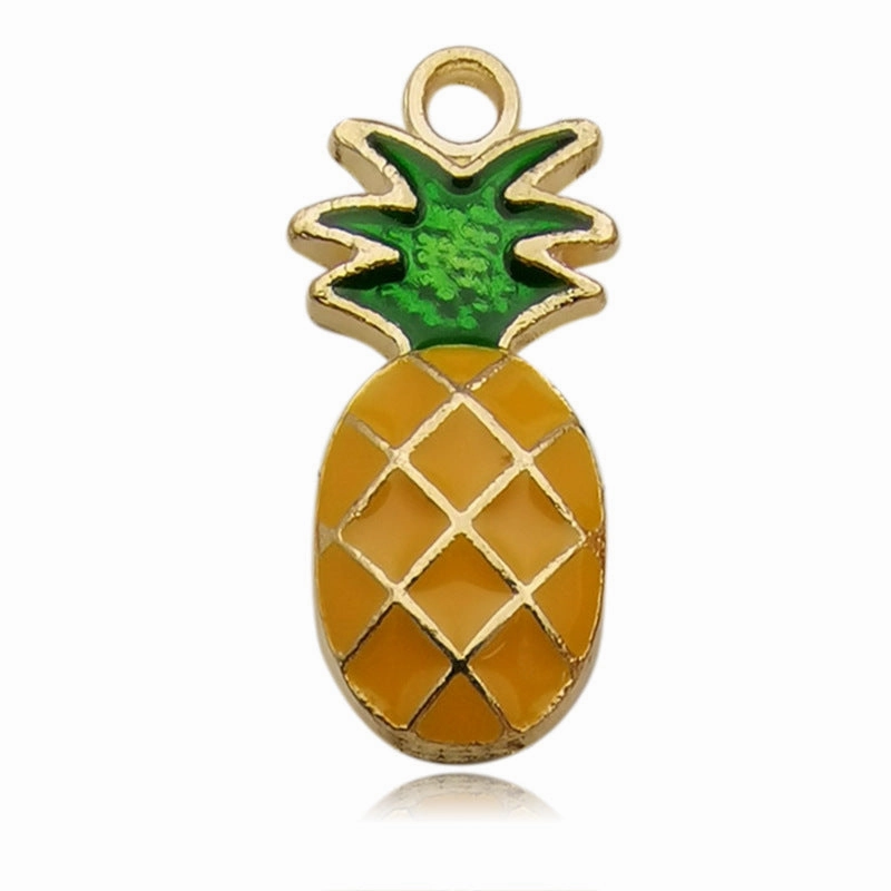 Wholesale DIY Fruit Drop Oil Creative Cute Necklace Pendant Accessories