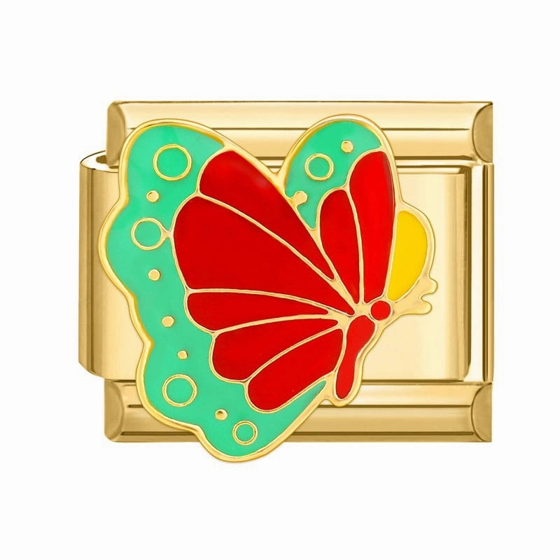 Wholesale  DIY Gold-bottom Light Luxury Creative Personalized Bracelet Charms