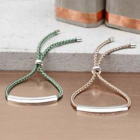 Wholesale DIY Stainless Steel Braided Rope Bracelet
