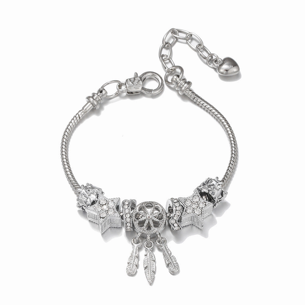 Wholesale DIY Star Beads Dream Catcher Bracelet