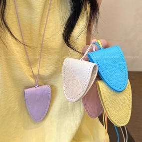 Wholesale Dopamine leather magnetic neck hanging glasses bag necklace