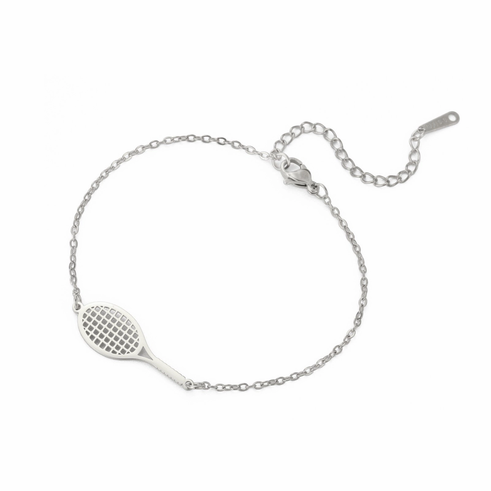 Wholesale Double Hole Volleyball Basketball Pendant Stainless Steel Bracelet