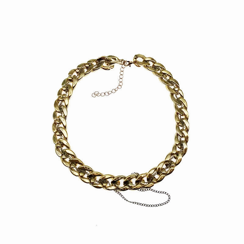 Wholesale Double-layered Punk Style Versatile Clavicle Chain