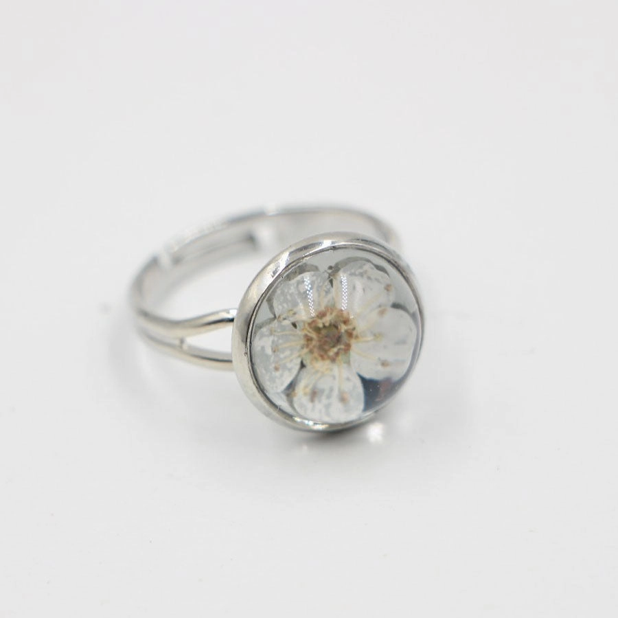 Wholesale Dried Flower Alloy Rings