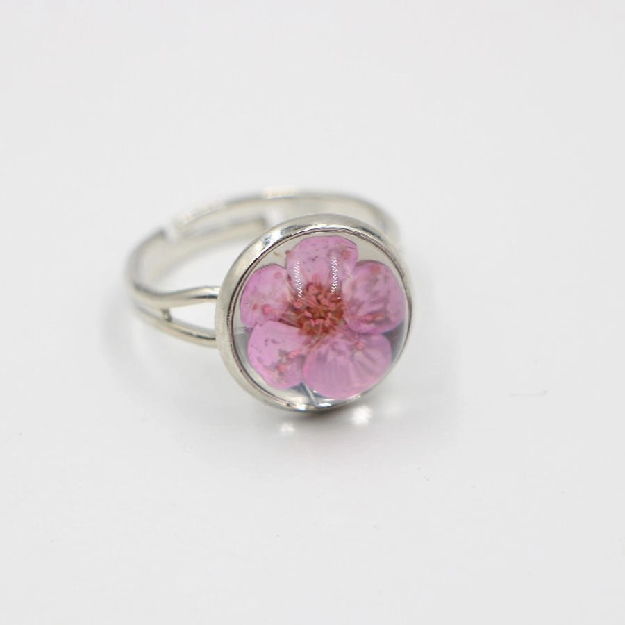 Wholesale Dried Flower Alloy Rings