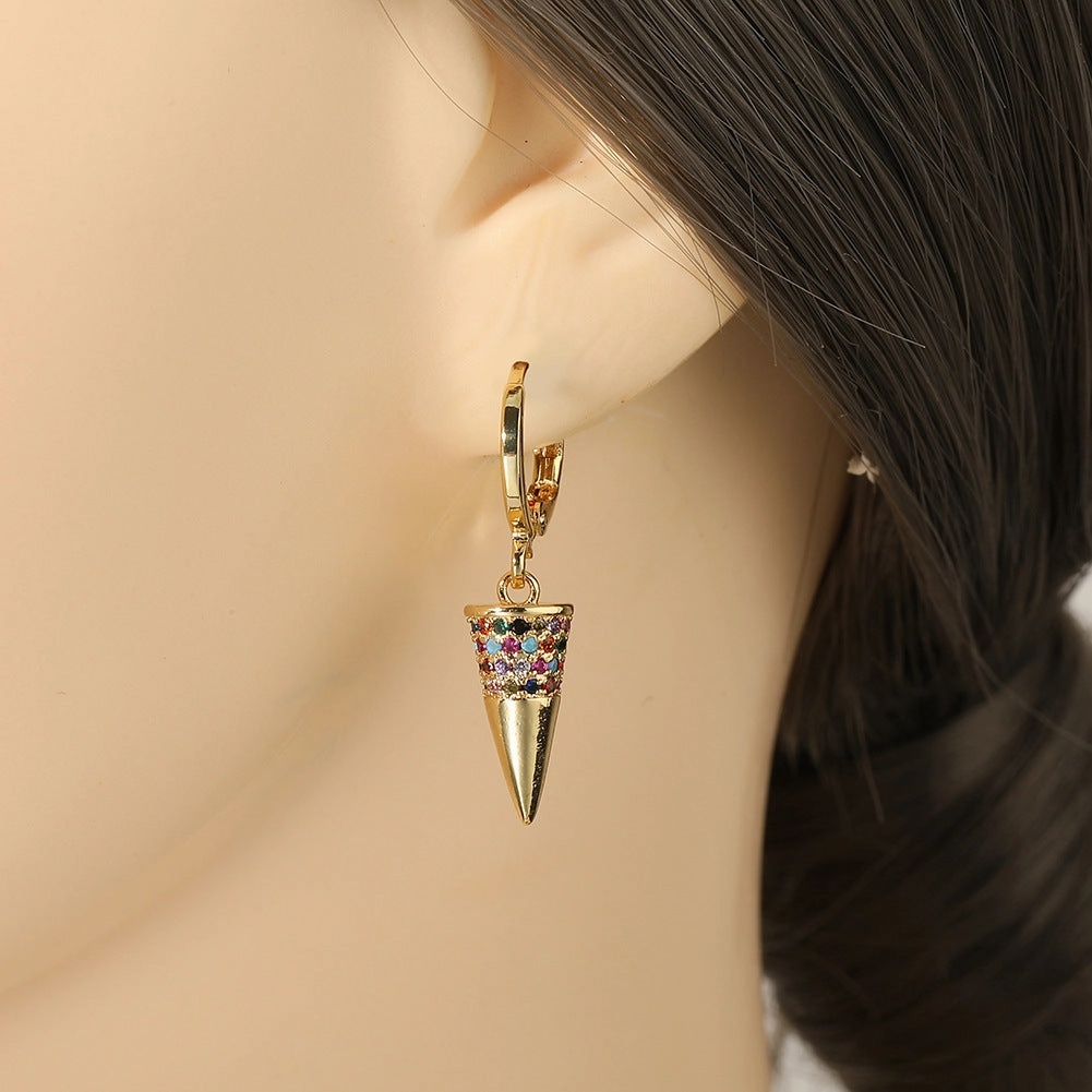 Wholesale Drops Oil Evil Eye Earrings
