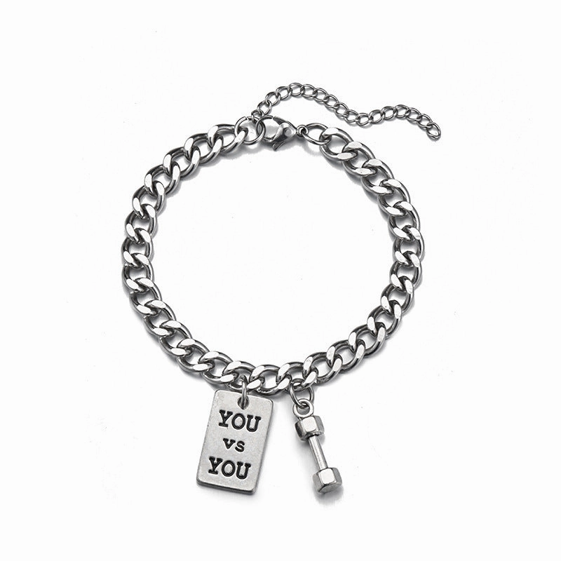 Wholesale Dumbbell Men's Bracelets