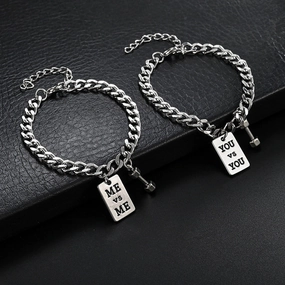 Wholesale Dumbbell Men's Bracelets