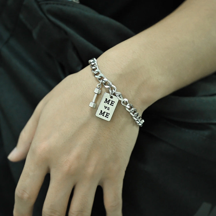 Wholesale Dumbbell Men's Bracelets