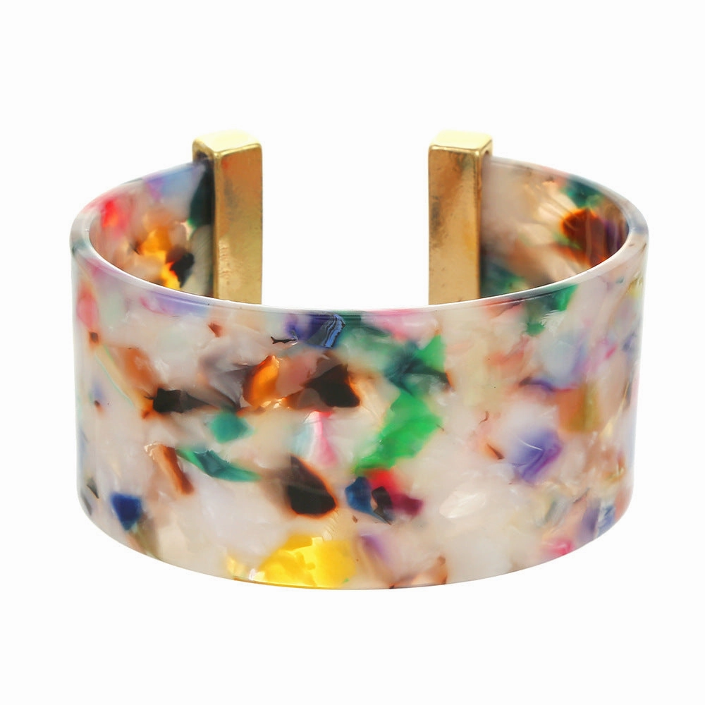 Wholesale Earrings Necklace Bracelet Ring Acrylic 4 Pieces Combination Set