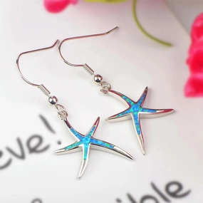Wholesale Elongated starfish earrings