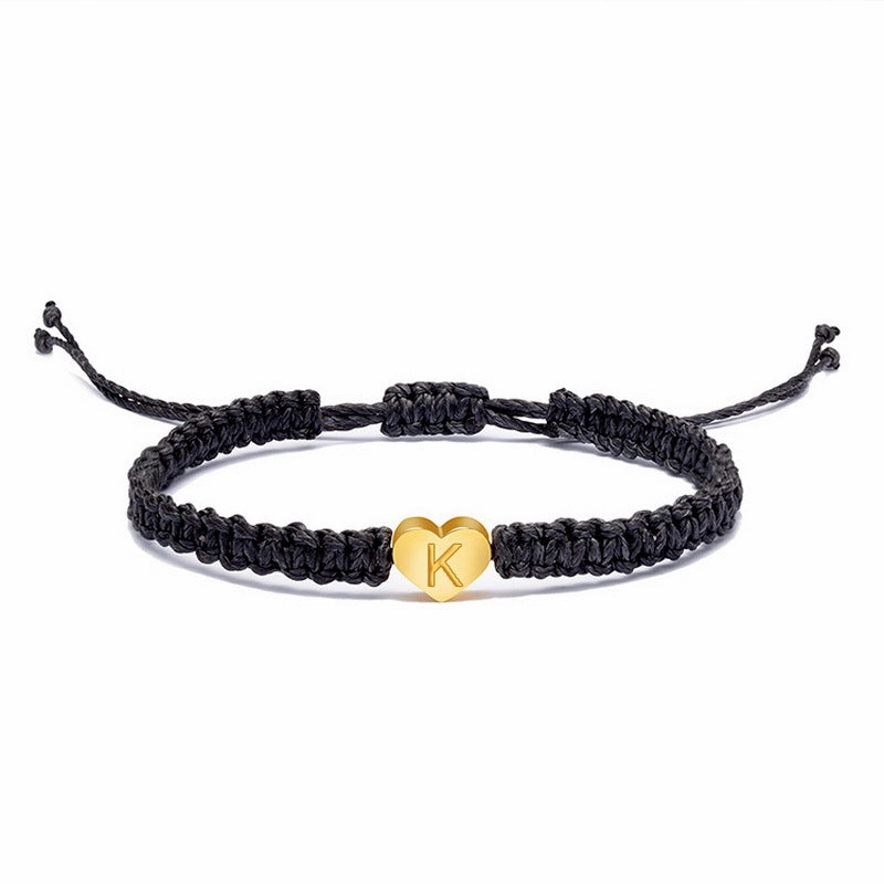 Wholesale English 26 Letters Braided Bracelet