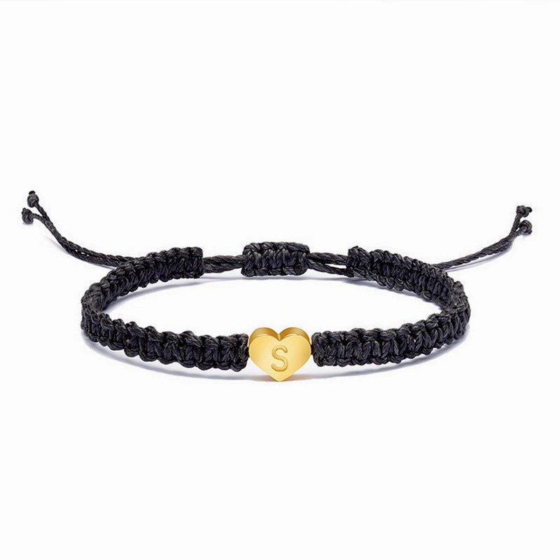 Wholesale English 26 Letters Braided Bracelet