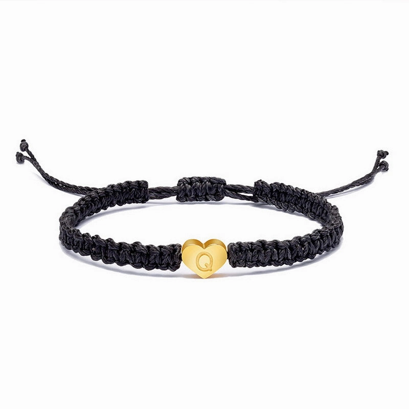 Wholesale English 26 Letters Braided Bracelet