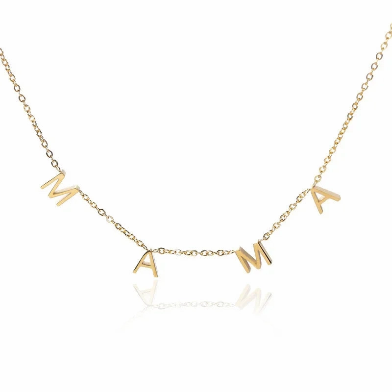 Wholesale English letter necklace Valentine's Day DIY clavicle chain