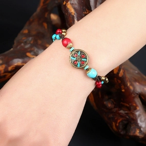 Wholesale Ethnic Style Handwoven Vintage Bracelets