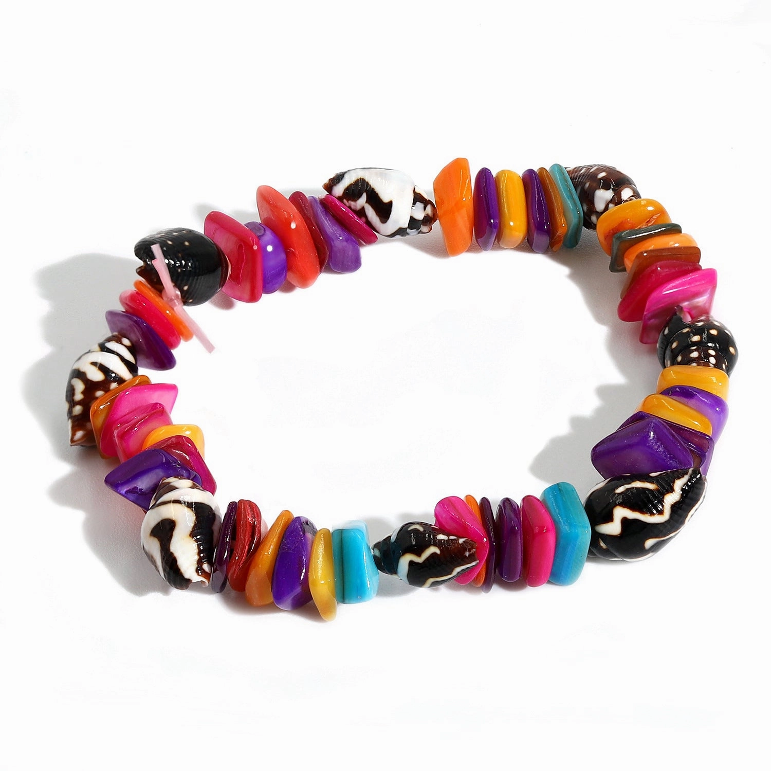 Wholesale Ethnic Style Natural Gravel and Shell Bracelet