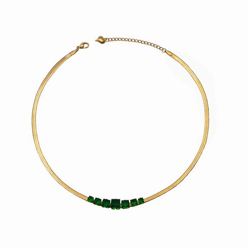 Wholesale European and American Amazon Light Luxury Temperament Niche Long Titanium Steel Versatile Necklaces