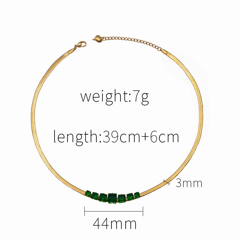Wholesale European and American Amazon Light Luxury Temperament Niche Long Titanium Steel Versatile Necklaces
