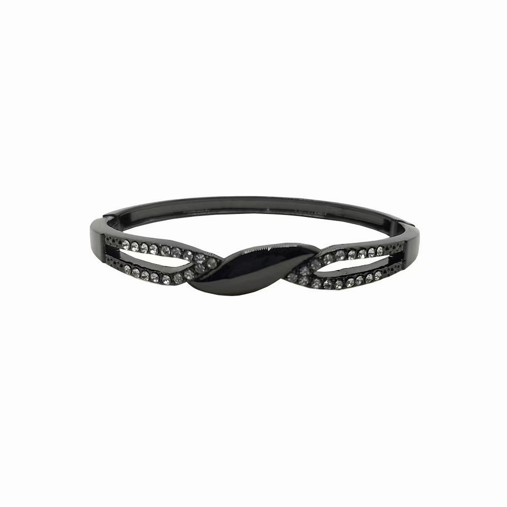 Wholesale Exaggerated Diamond Open Metal Bracelet