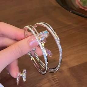 Wholesale Exaggerated large hoop earrings