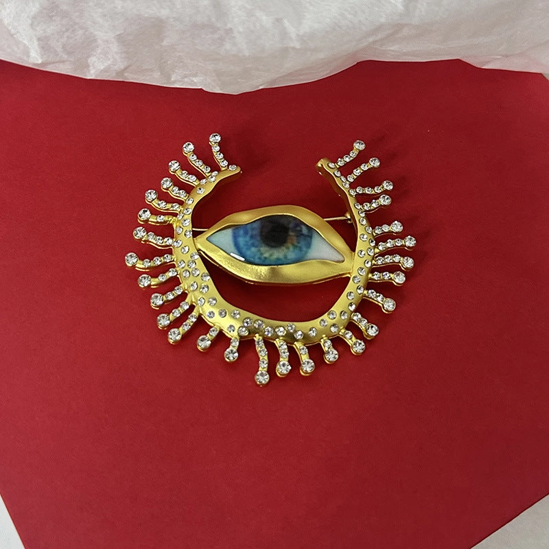 Wholesale Exaggerated Personality Devil Eyes Creative Asymmetric Eye Earrings