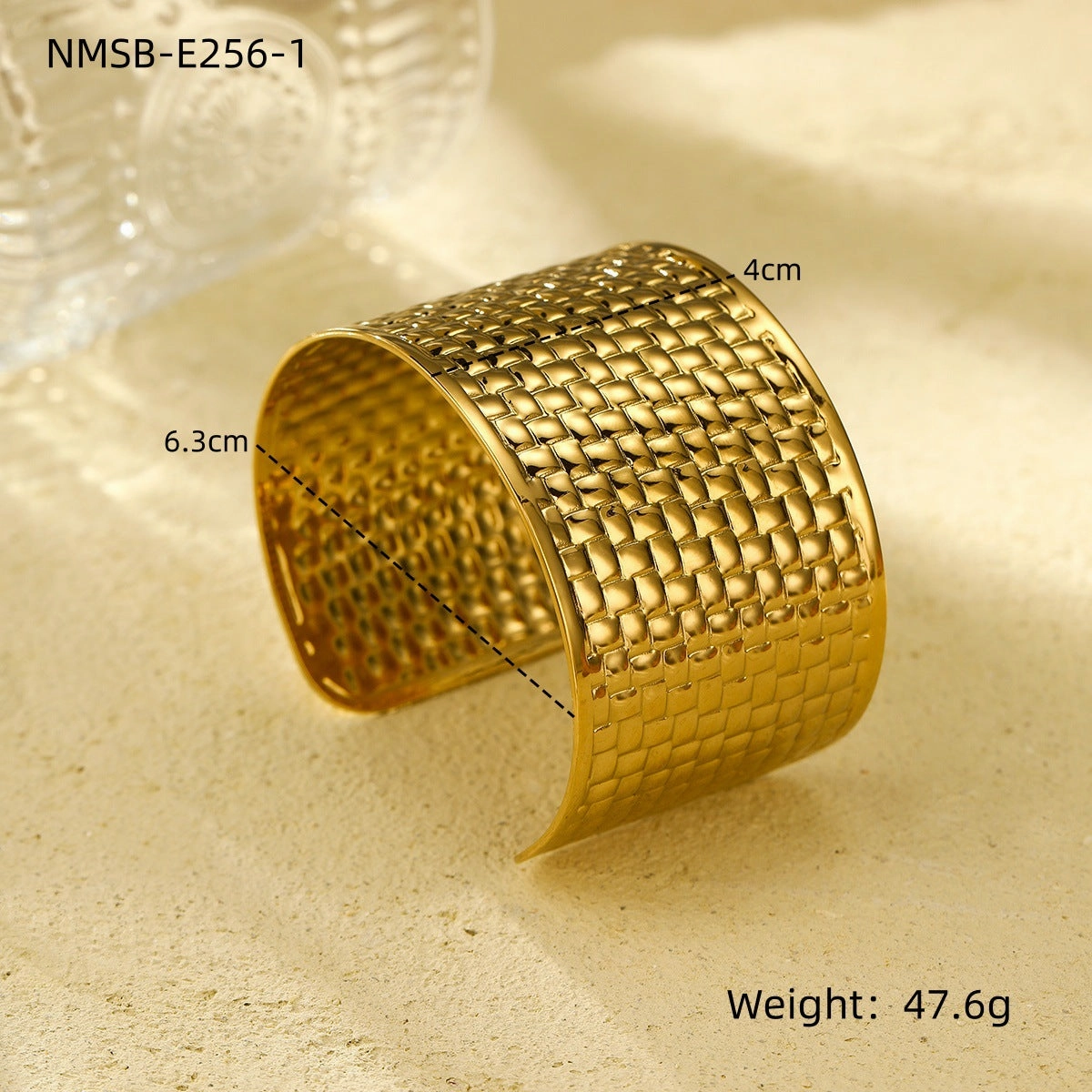 Wholesale Exaggerated titanium steel bracelet wide open stainless steel bracelet