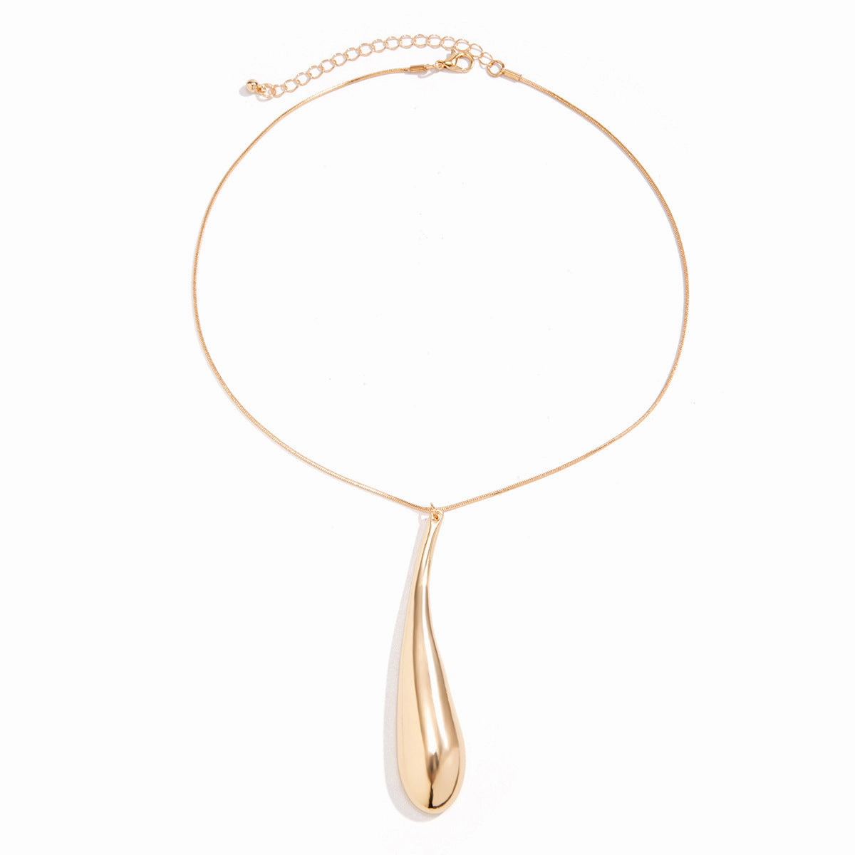 Wholesale Exaggerated Water Drop Punk Style Alloy Necklaces