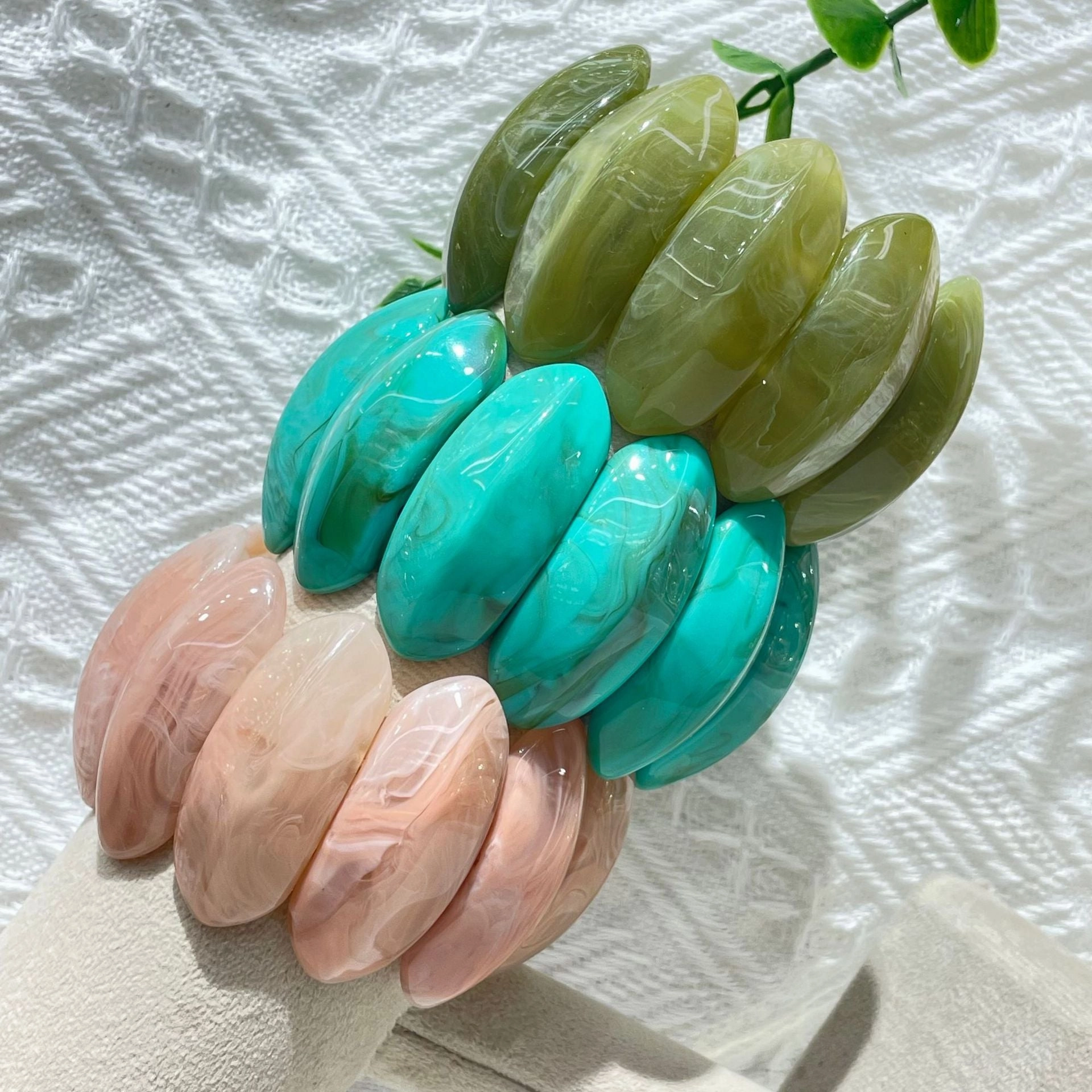 Wholesale Fashion Acrylic Personality Trend  Handmade Bracelet