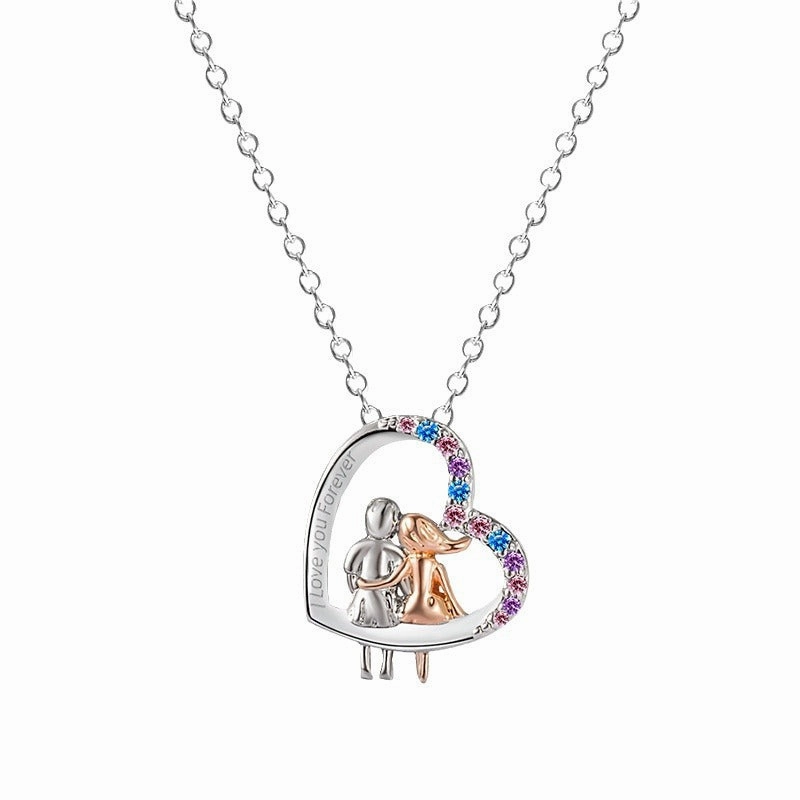 Wholesale Fashion Creative Love Exquisite Simple Necklace