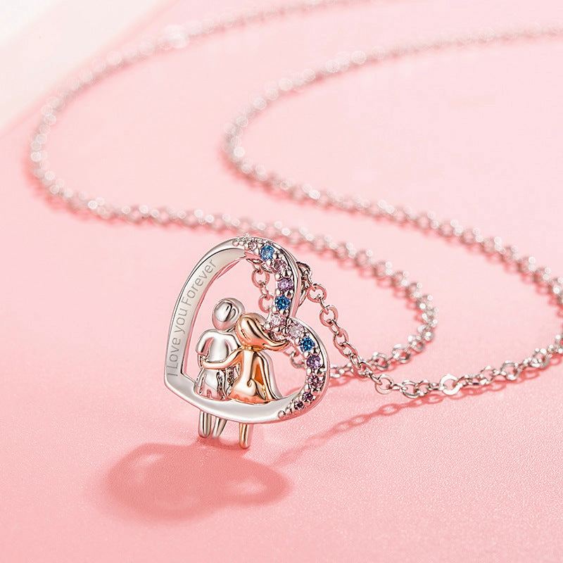Wholesale Fashion Creative Love Exquisite Simple Necklace