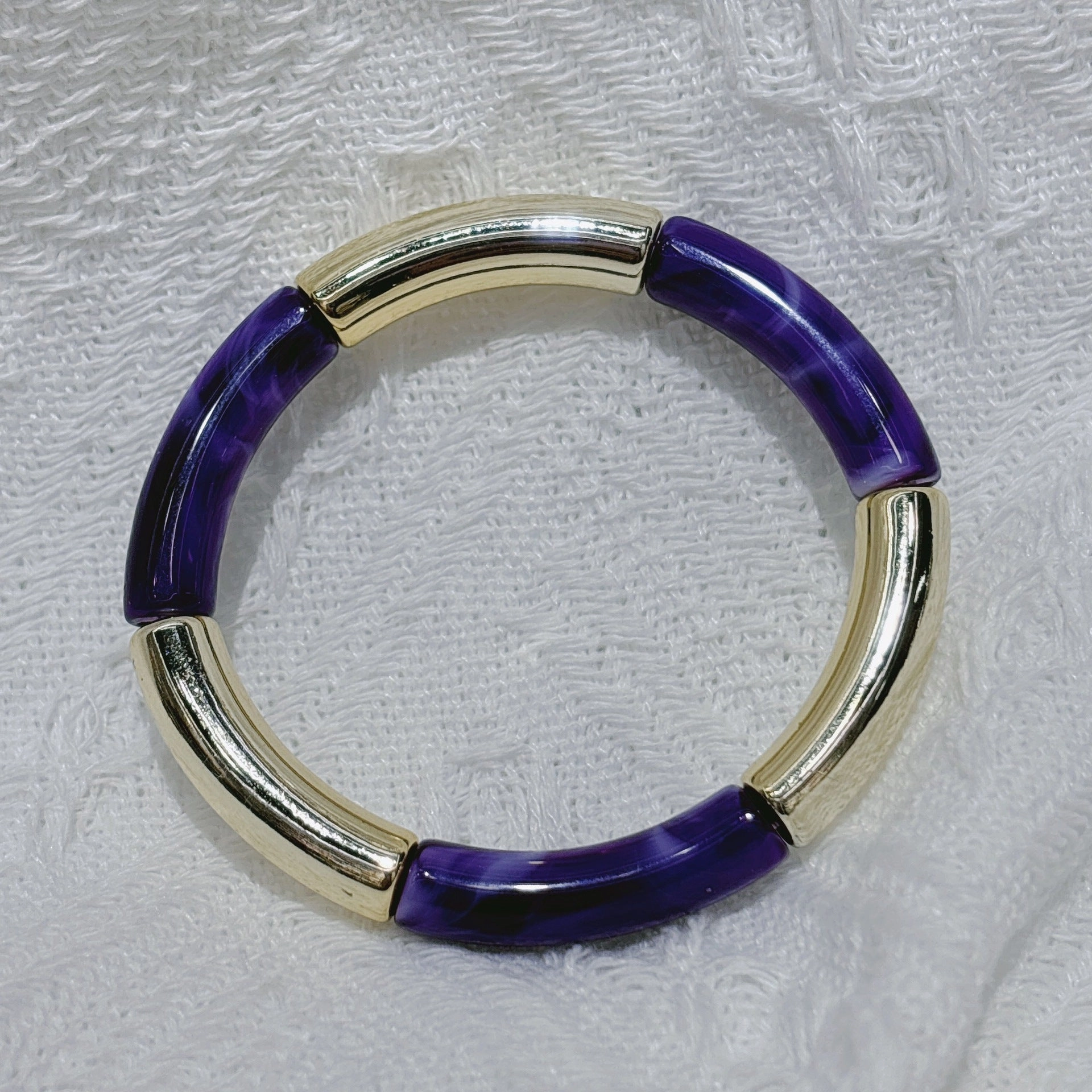 Wholesale  Fashion Creative Tube Beads Elastic Bracelet