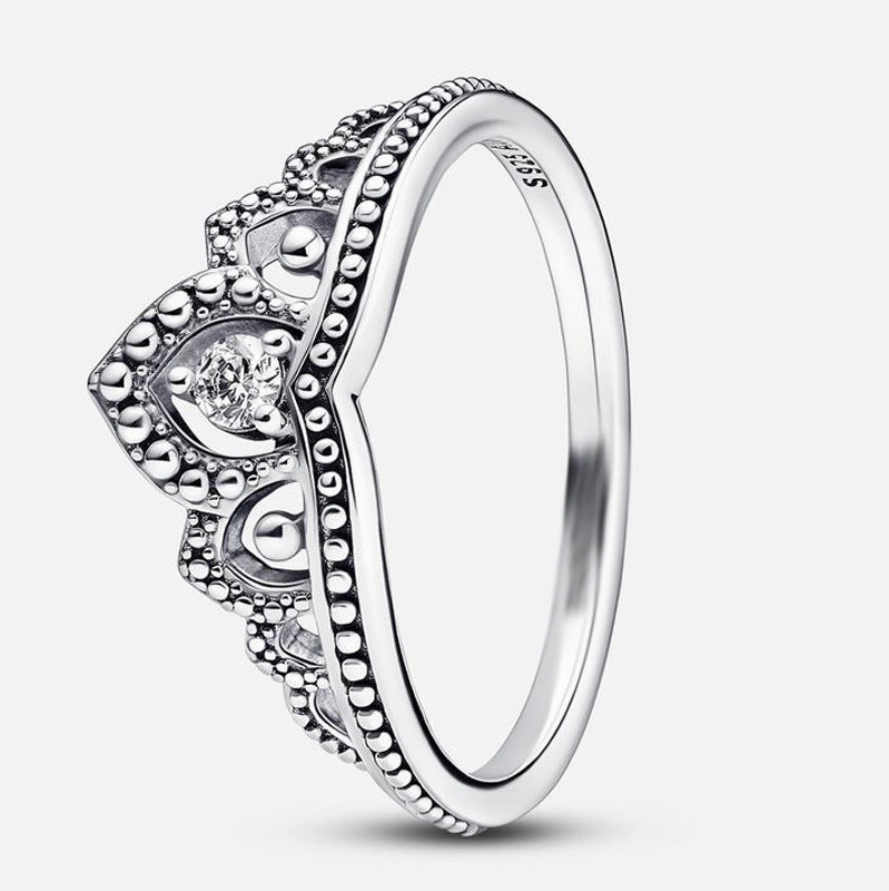 Wholesale Fashion dark purple Pansy Ring