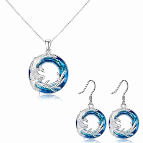 Wholesale Fashion Personality Fire of Life Rebirth Phoenix Pendant Necklaces