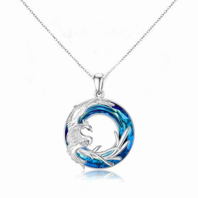 Wholesale Fashion Personality Fire of Life Rebirth Phoenix Pendant Necklaces