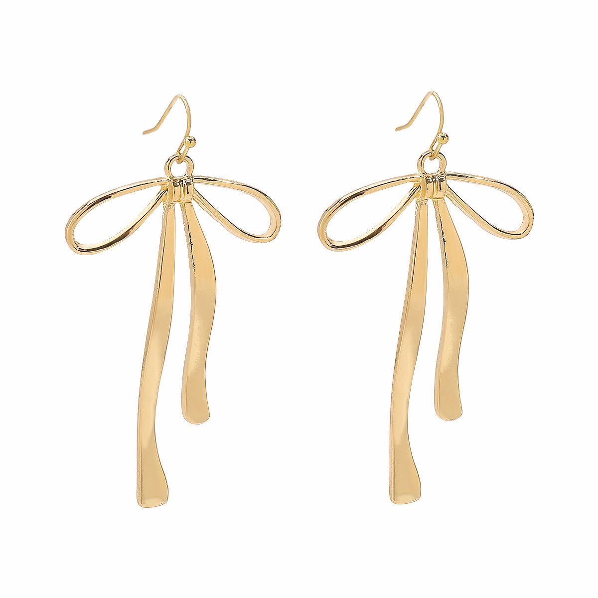 Wholesale Fashion Retro Ins Style Big Butterfly Combined with Gold Earrings and Necklace
