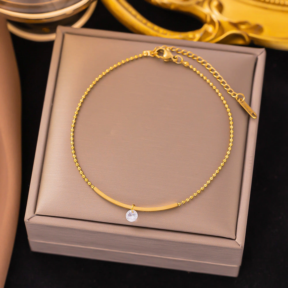 Wholesale Fashion Simple Versatile Titanium Steel Bracelet