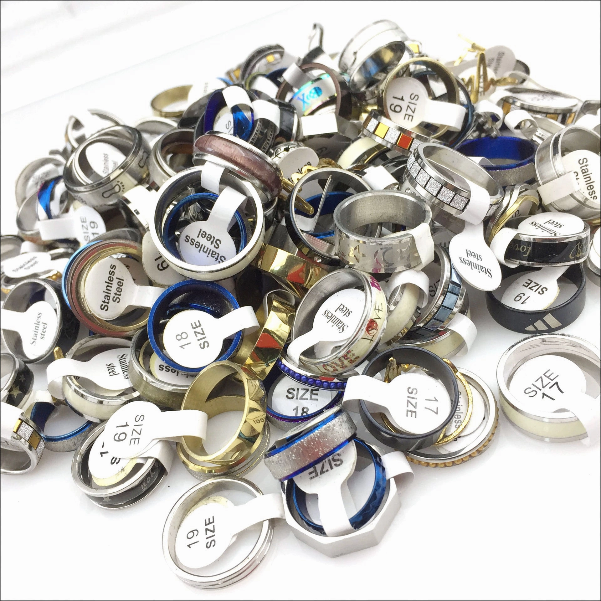 Wholesale Fashion Stainless Steel Rings
