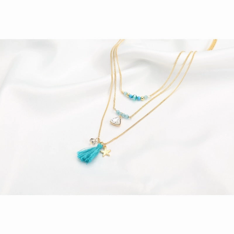 Wholesale Fashion Tassel Long Necklace