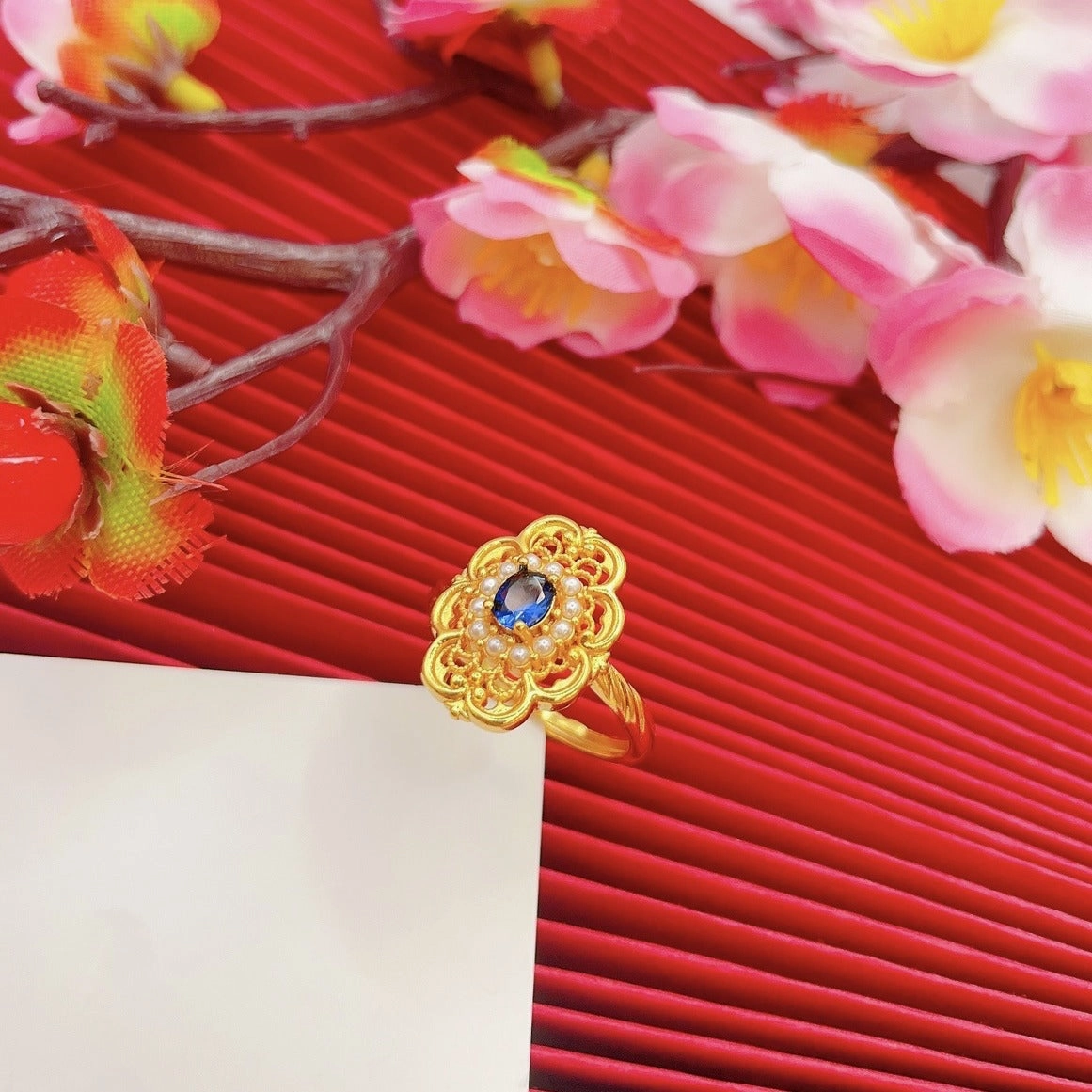 Wholesale Filigree Pearl Ring