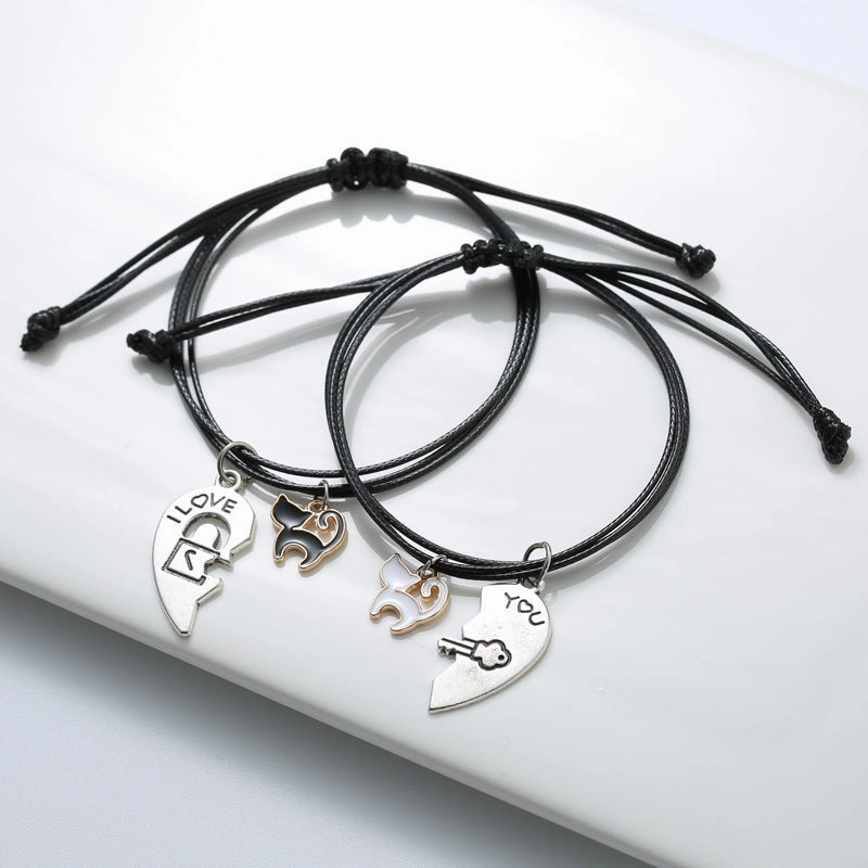 Wholesale Five Pointed Star Braided Bracelet