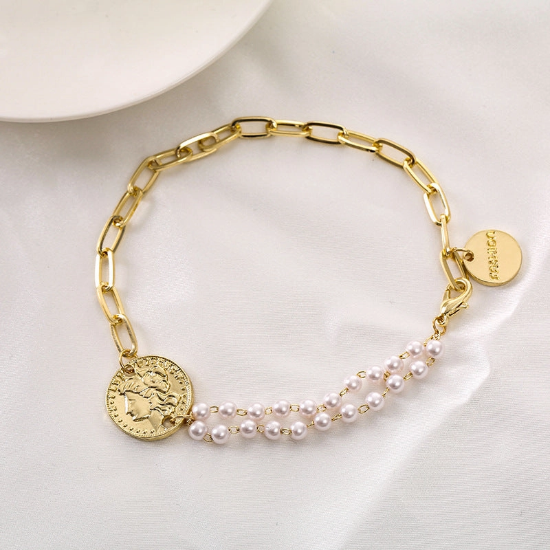 Wholesale Flower Petals Five Small Flowers Five-pointed Star Pull-out Adjustable Bracelet