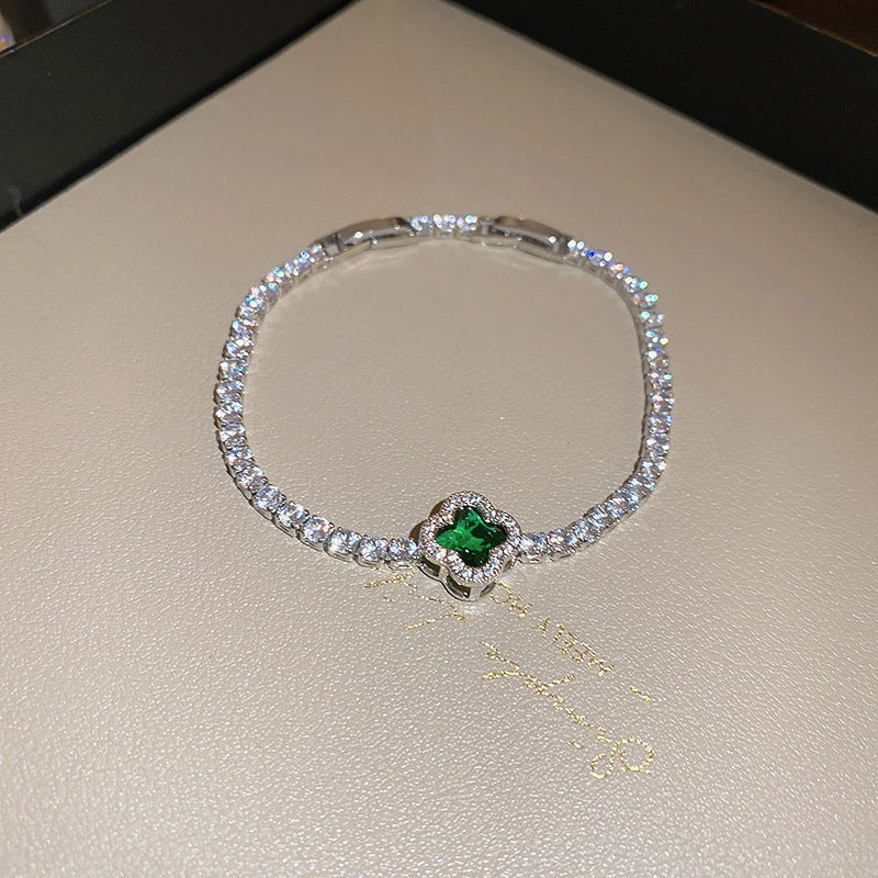 Wholesale Flower Simple Zircon Bracelet