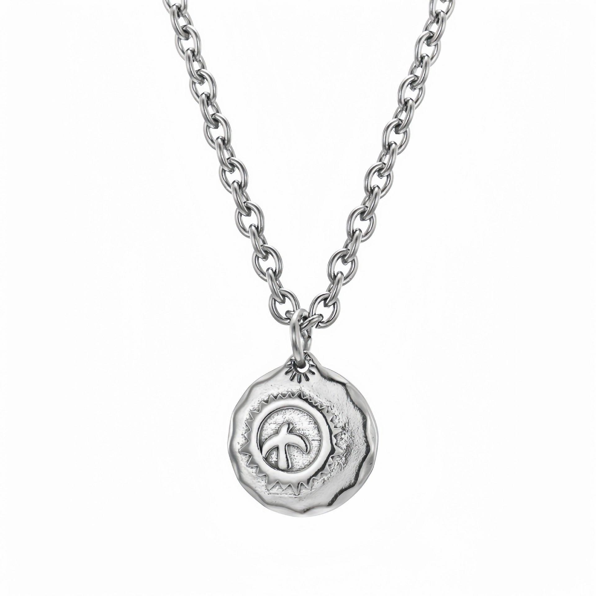 Wholesale Flying Bird Titanium Steel Necklace Hip-Hop Style Sweater Chain