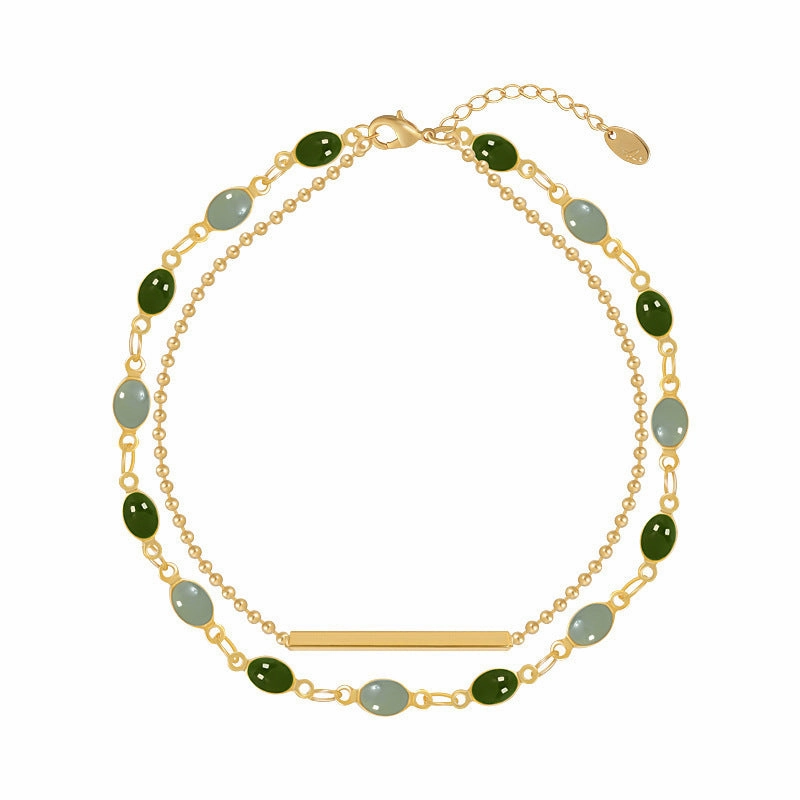 Wholesale French Vintage Gold-plated Zirconia Bracelet