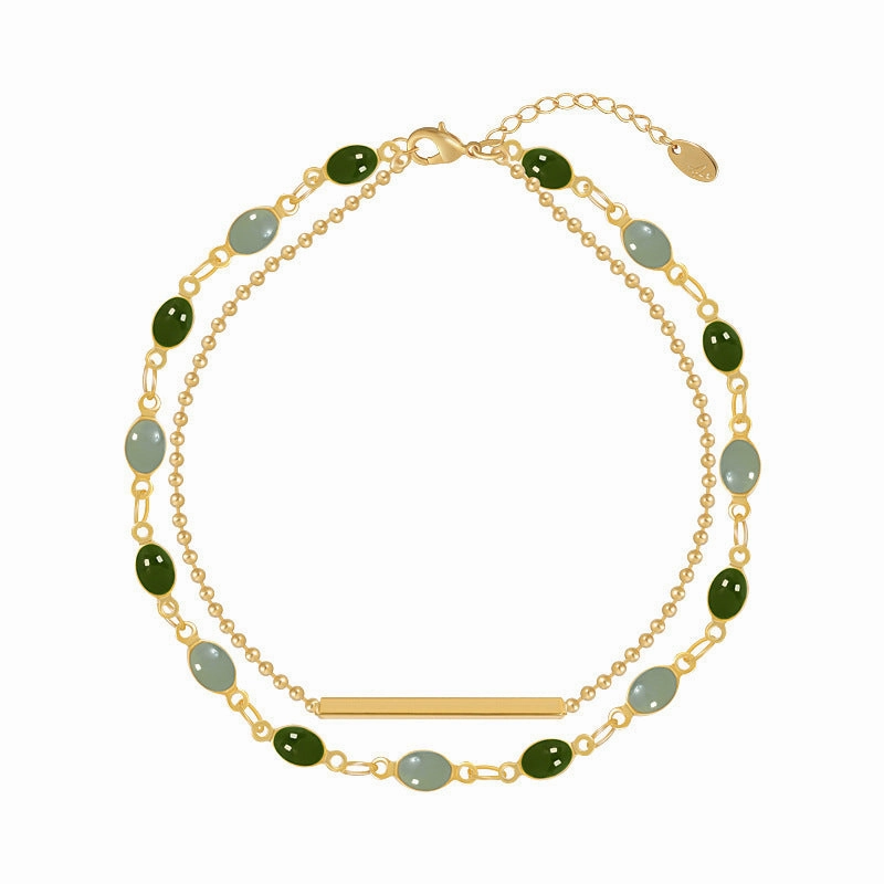 Wholesale French Vintage Gold-plated Zirconia Bracelet