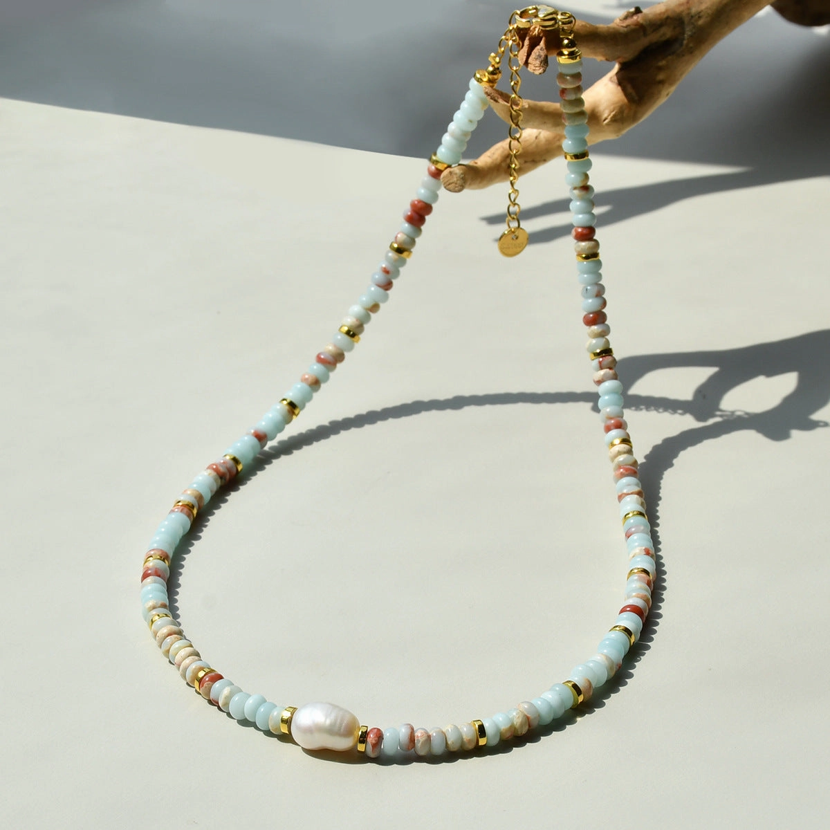 Wholesale freshwater pearl beaded necklace