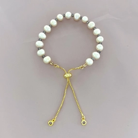 Wholesale Freshwater Pearl Glass Bracelets