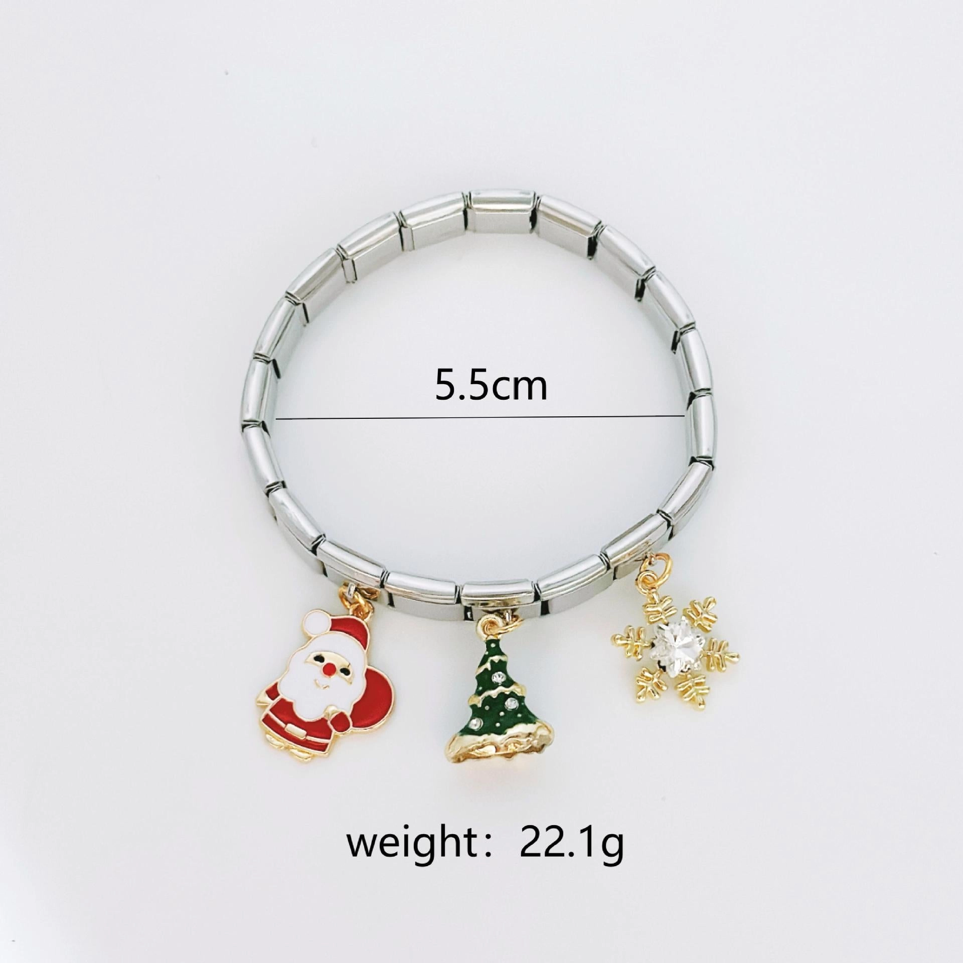 Wholesale Fruit Cherry Creative Christmas Elements Personalized Bracelet